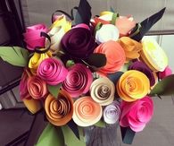 Paper Roses Bouquet