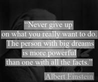 never give up