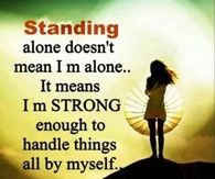 standing alone