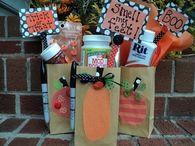 Spooky halloween treat bags