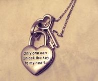 Only one can unlock the key to my heart