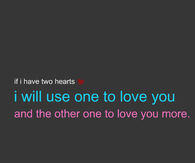 If i have two hearts
