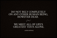 Do not rely 