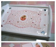 DIY Mosaic Tiles Tray