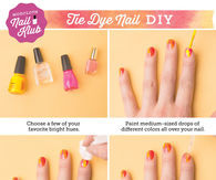 DIY Tie Dye Nails