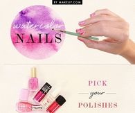 DIY Watercolor Nails