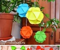 DIY Paper Ball Ornament
