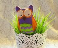 DIY Pretty Felt Owl