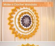 DIY Handmade Crochet Mandala