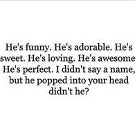 He's funny
