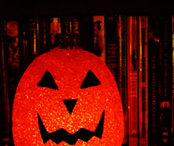 Glitter pumpkin decor