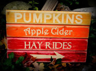 Fall carnival sign