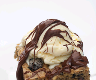 Ice cream and brownies
