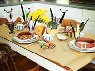 Thanksgiving table decor for kids