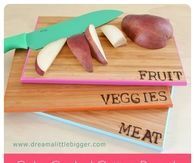 Color coded cutting boards tutorial