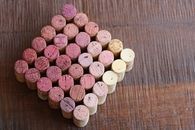 DIY Ombre Wine Cork Trivet