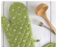 DIY Polka Dot Potholder Set