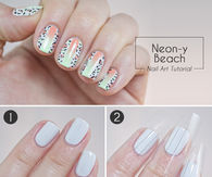 Neon Nail Art