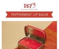 DIY Peppermint Lip Balm