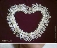 DIY Sew Lace Beads Collar