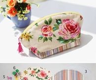 DIY Beautiful Makeup Pouch
