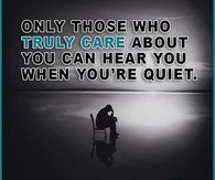 Only Those Who Truly Care