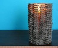 How To Make A Candle Holder From Cardboard