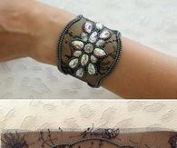 How To Make A Beaded Lace Bracelet