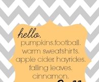 Hello Fall