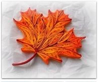 How To Quill An Autumn Maple Leaf