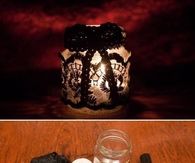 Make Your Own Lace Decorated Candle Holder