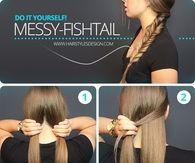 DIY Messy Fish Tail
