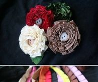 How To Make Decorative Flowers From Tape