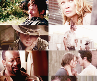 The Walking Dead collage