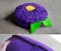 How To Sew A Flower Cushion