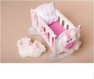 DIY Cardboard Baby Cradle