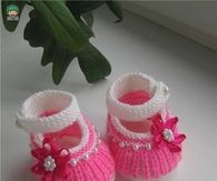 How To Knit Baby Shoes