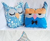 How To Make A Stuffed Owl Cushion