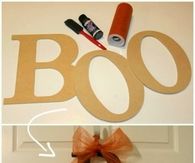 Halloween Boo Sign