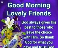 Good Morning Friends