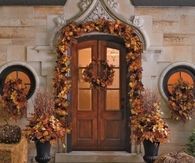 Gorgeous Autumn Front Entrance