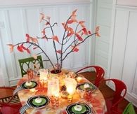 Autumn Tie Dye Tablecloth