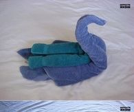How to make a swan towel
