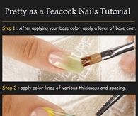 DIY Peacock Nail Tutorial