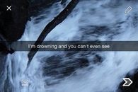 I'm drowning