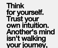 trust your intuition