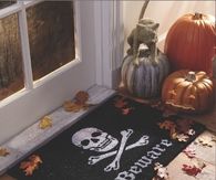 Skull and bones mat
