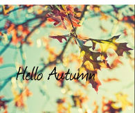 Hello autumn