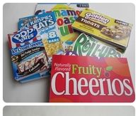 Cereal box notepad crafts