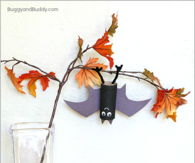 Hanging bat craft for Kids